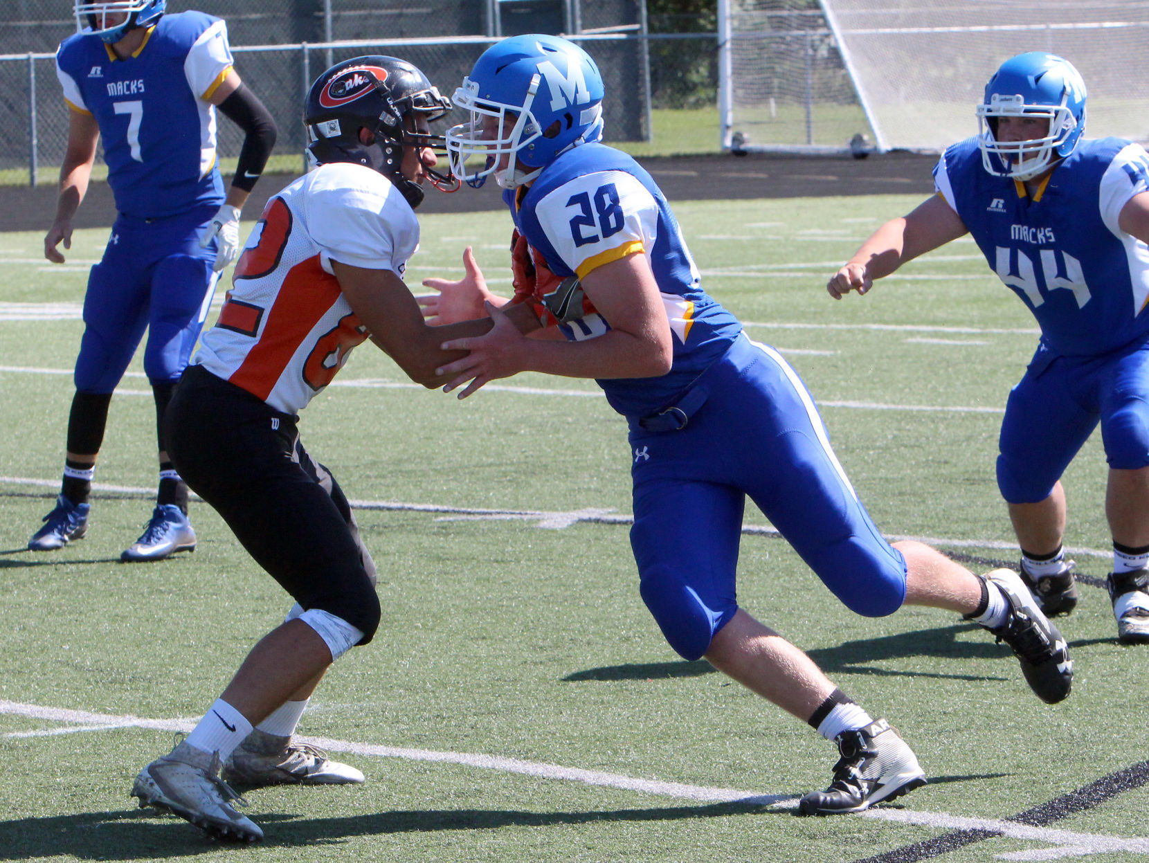 Oakfield at McDonell football 9-8-18